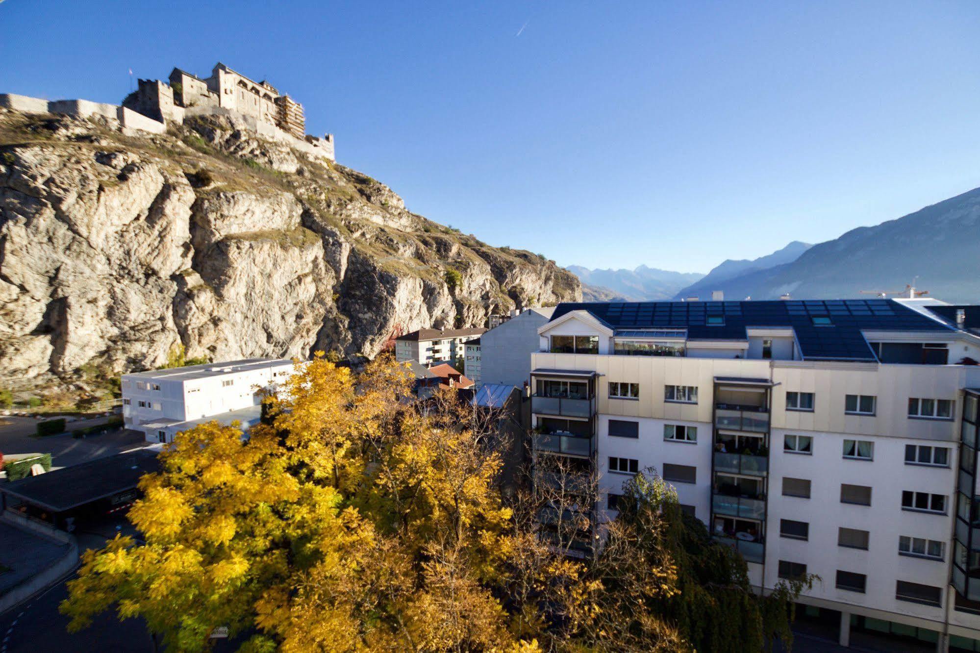 Hôtel du Rhône Sion Exterior foto